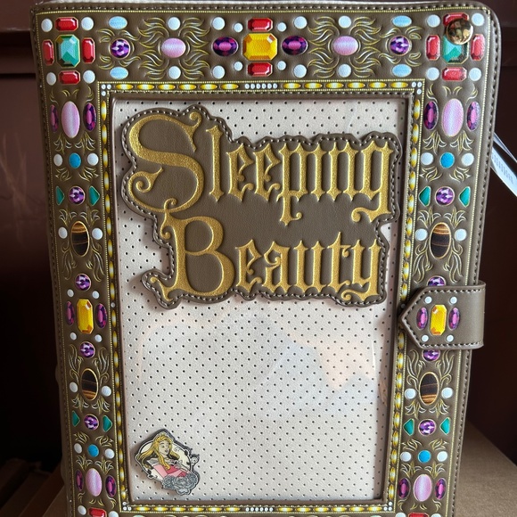Loungefly Sleeping Beauty Storybook Pin Collector Backpack Disney main image 16